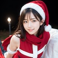 サンタの女性 9枚目
