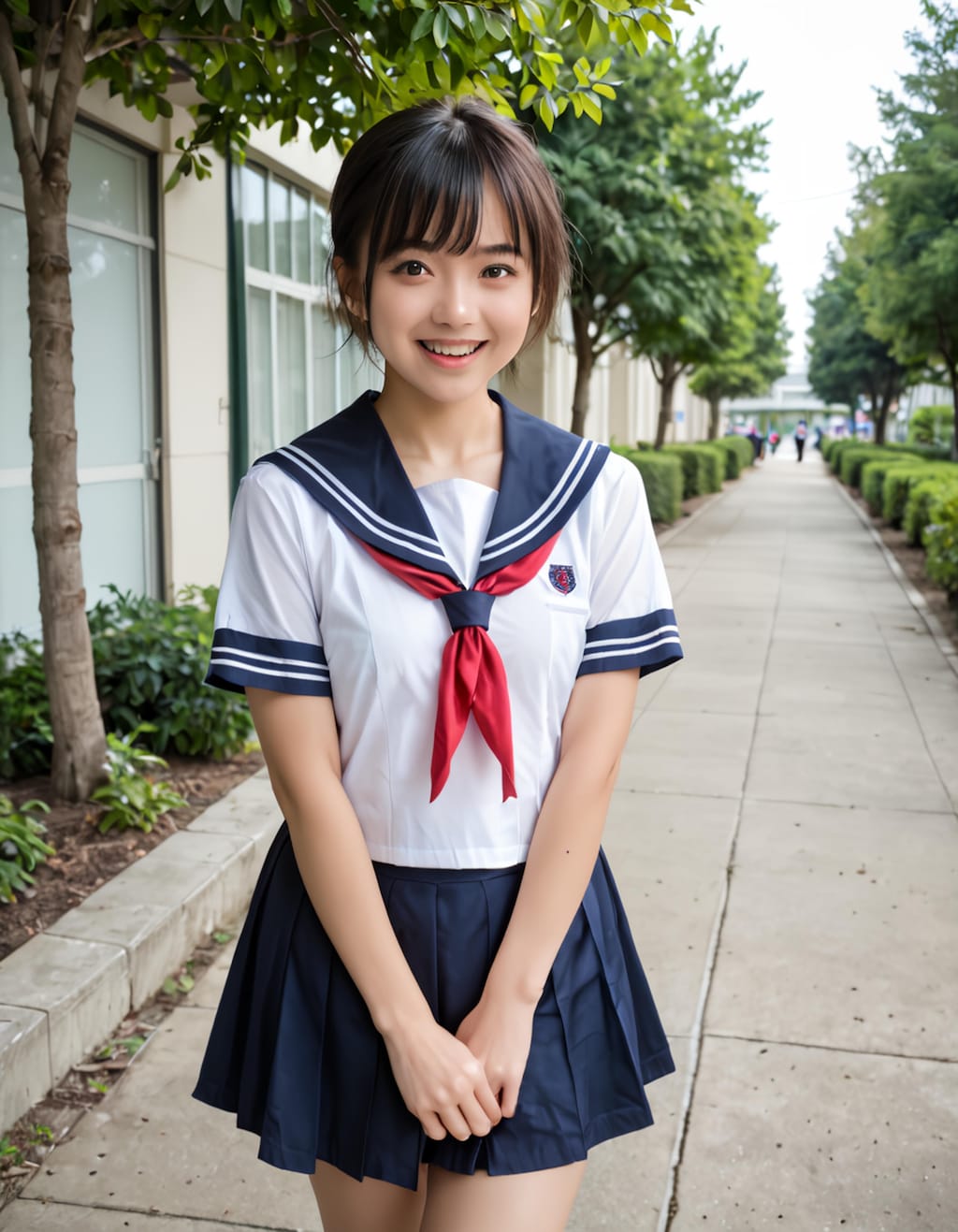 セーラー服美少女との帰り道