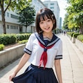 セーラー服美少女との帰り道 10枚目