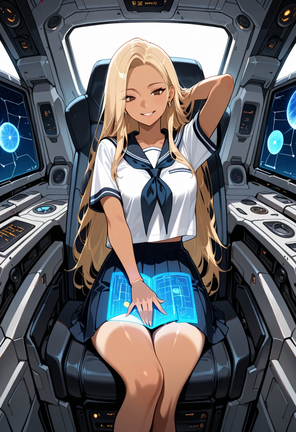 宇宙の果てでも、このスカートは短いまま