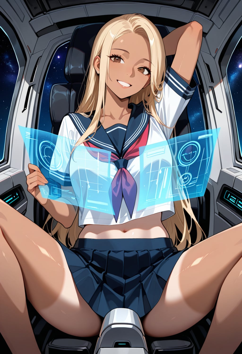 宇宙の果てでも、このスカートは短いまま