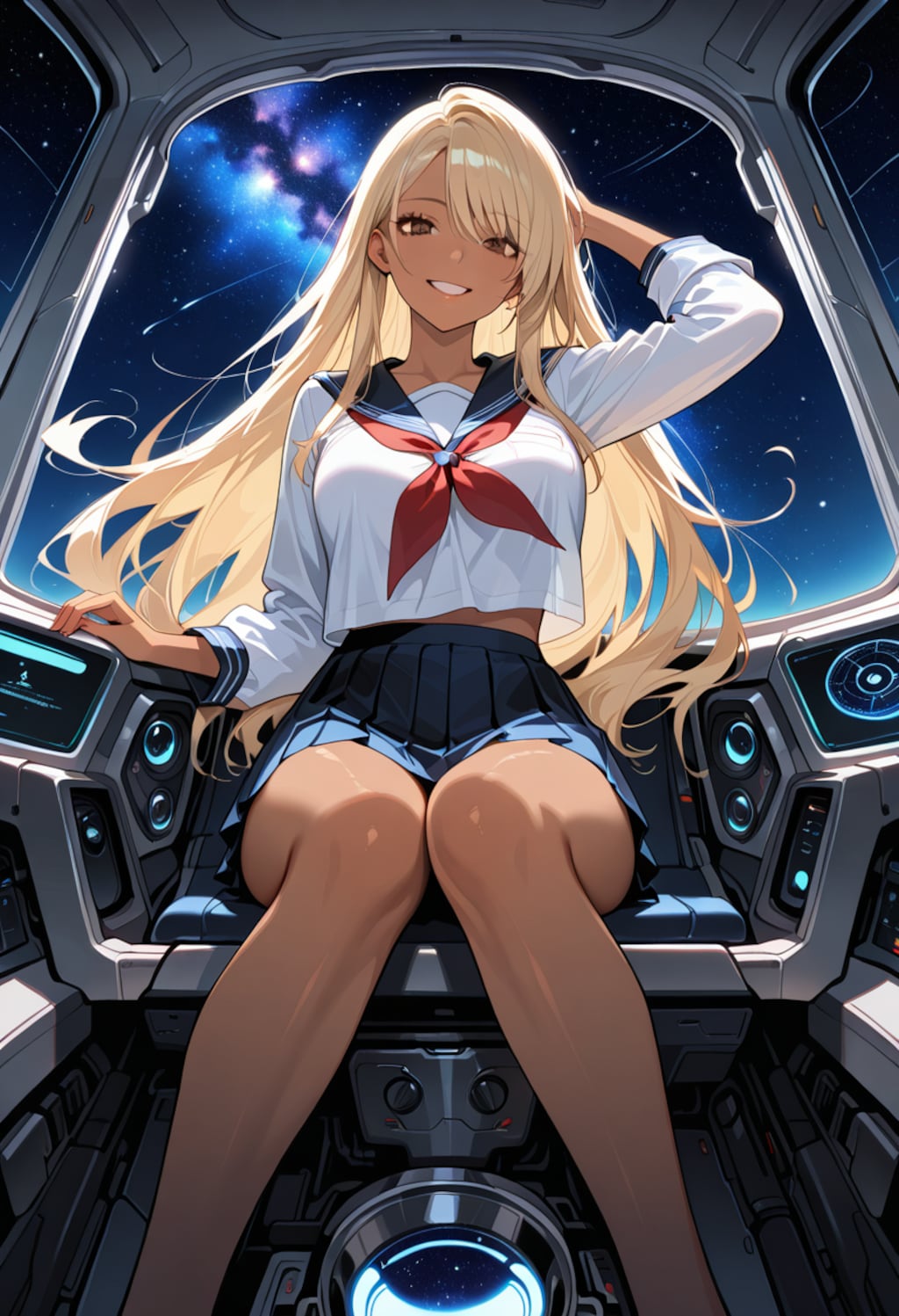 宇宙の果てでも、このスカートは短いまま