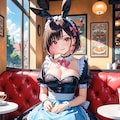 バニーガールメイドカフェへようこそ 4枚目