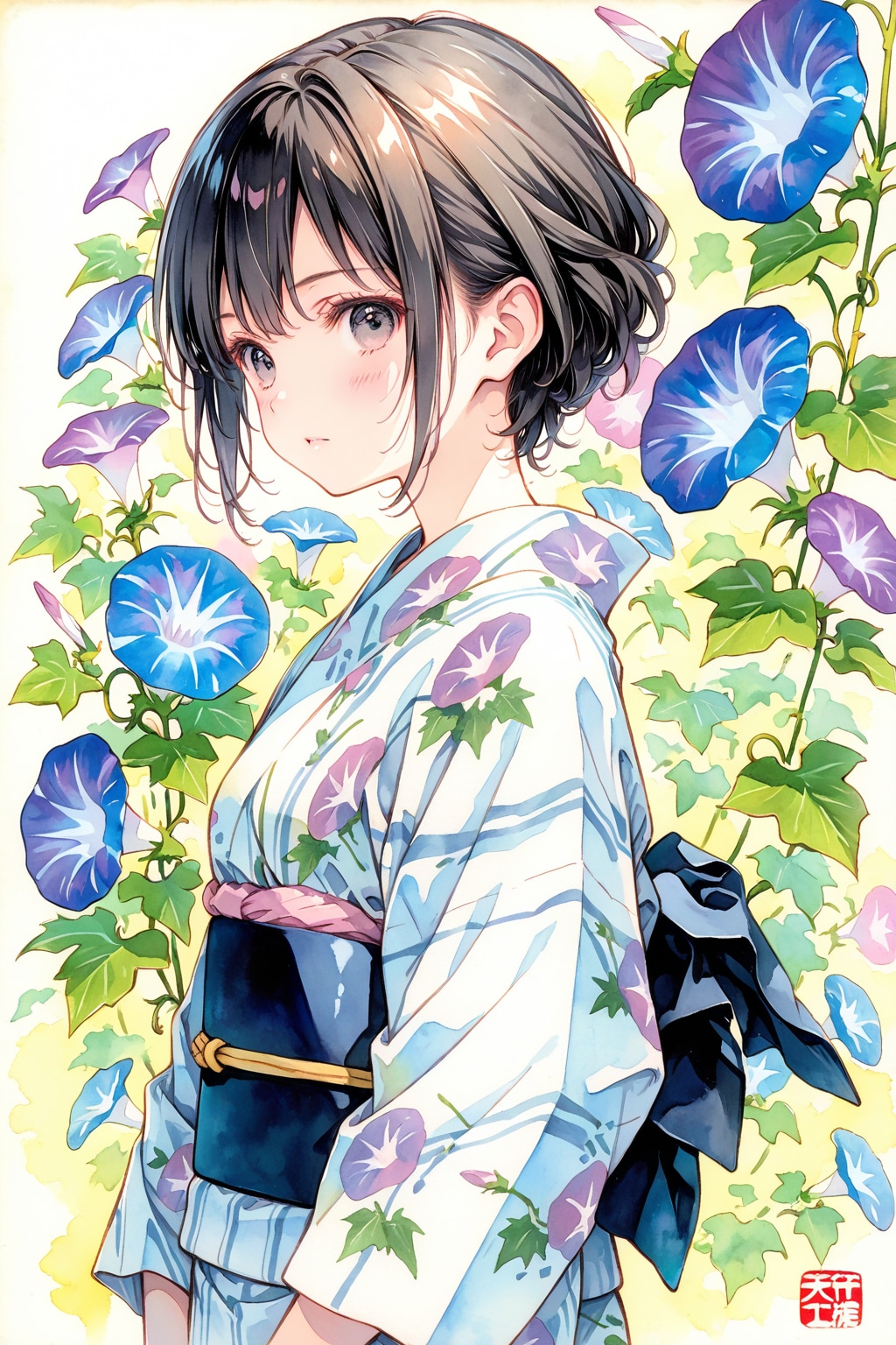 朝顔と少女(LARIMAR)2