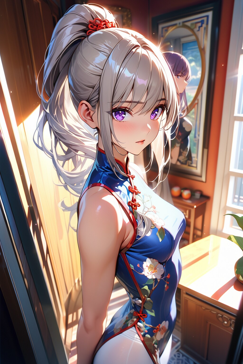 （５５３HQ）銀髪ちゃんチャイナドレス