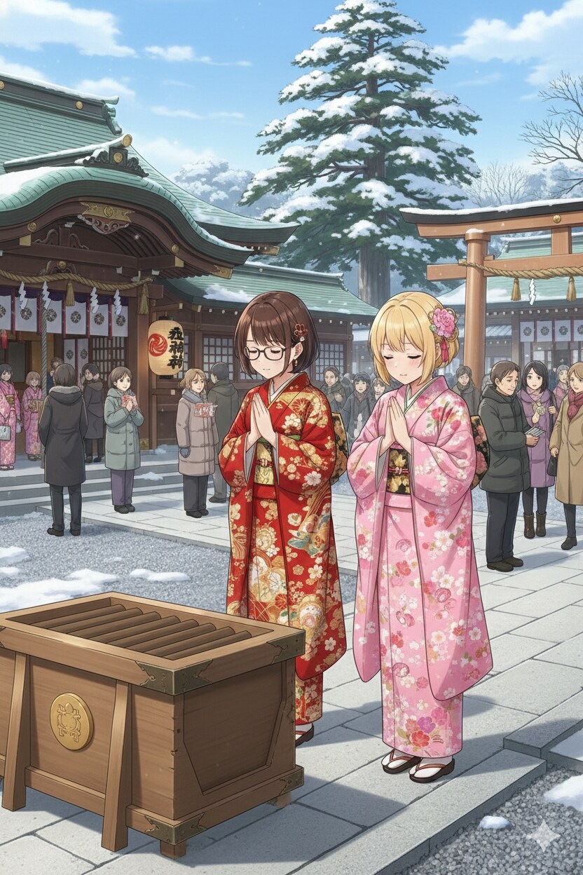 ふたりの謹賀新年 | の人気AIイラスト・グラビア