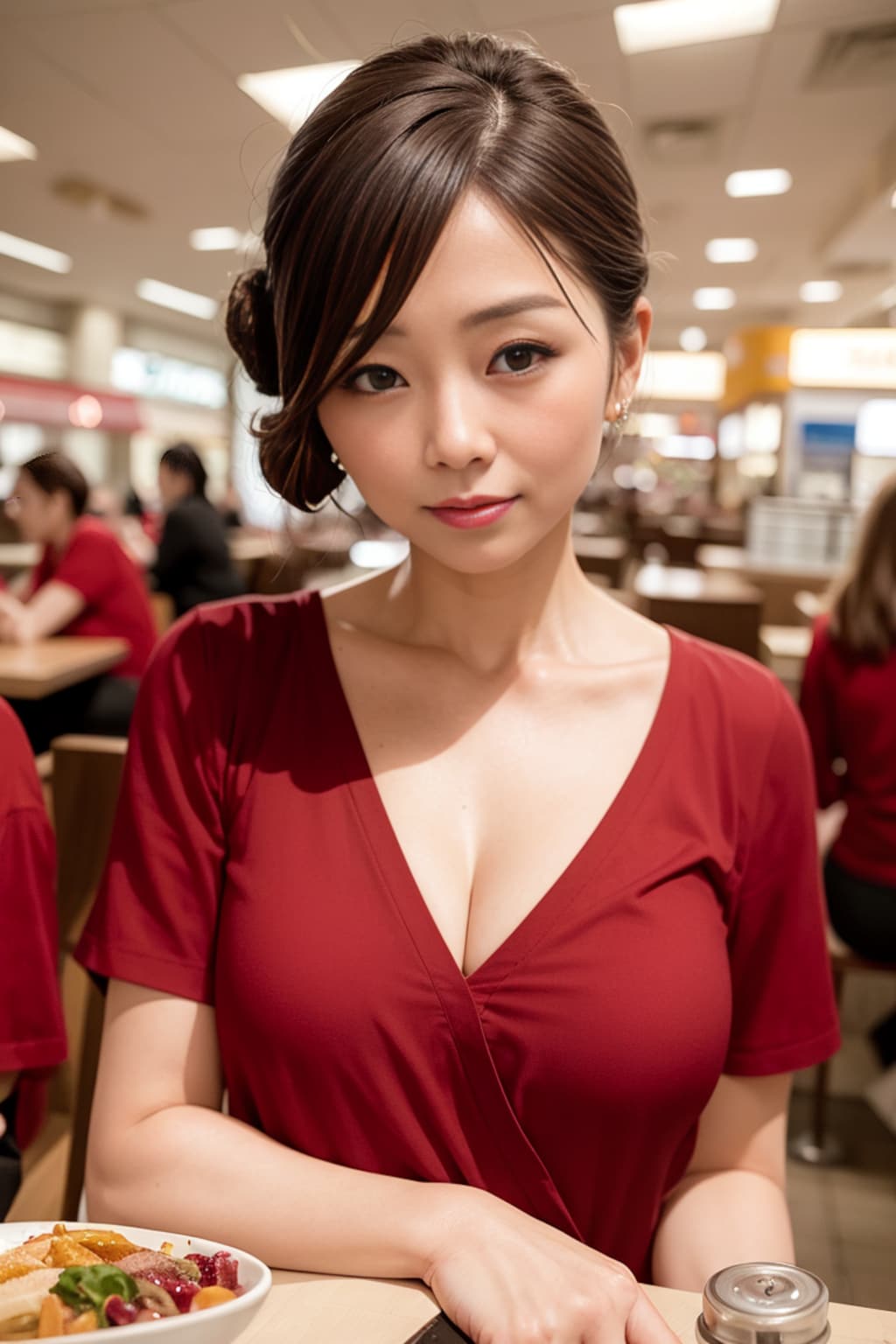 フードコートで逢った3