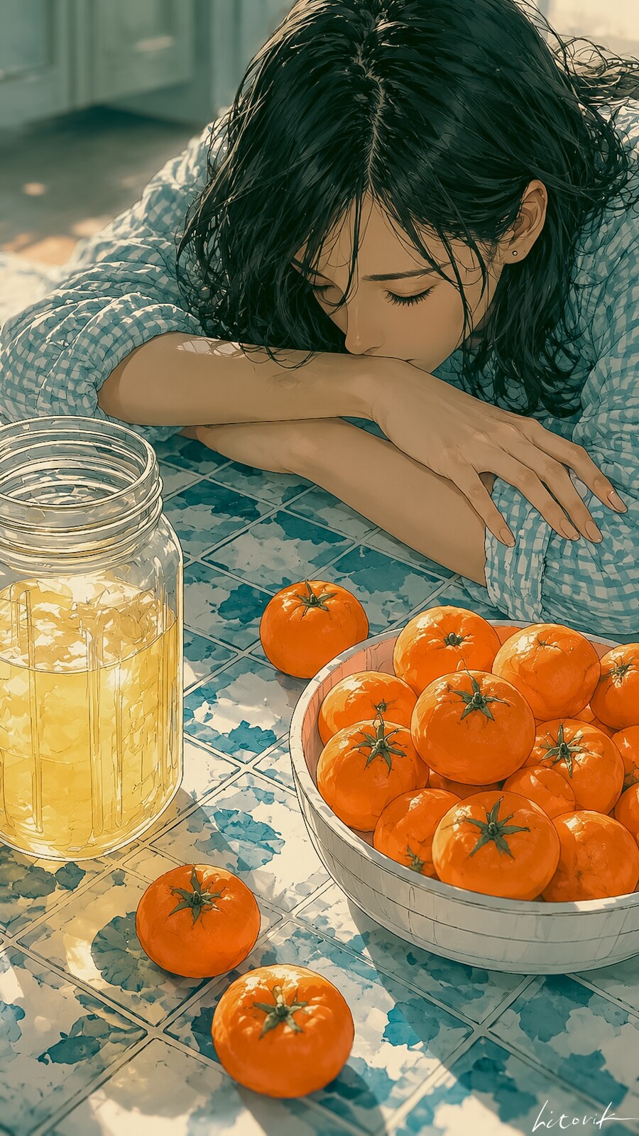 懐かしい朝の続きを／スマホ壁紙アーカイブ | の人気AIイラスト・グラビア