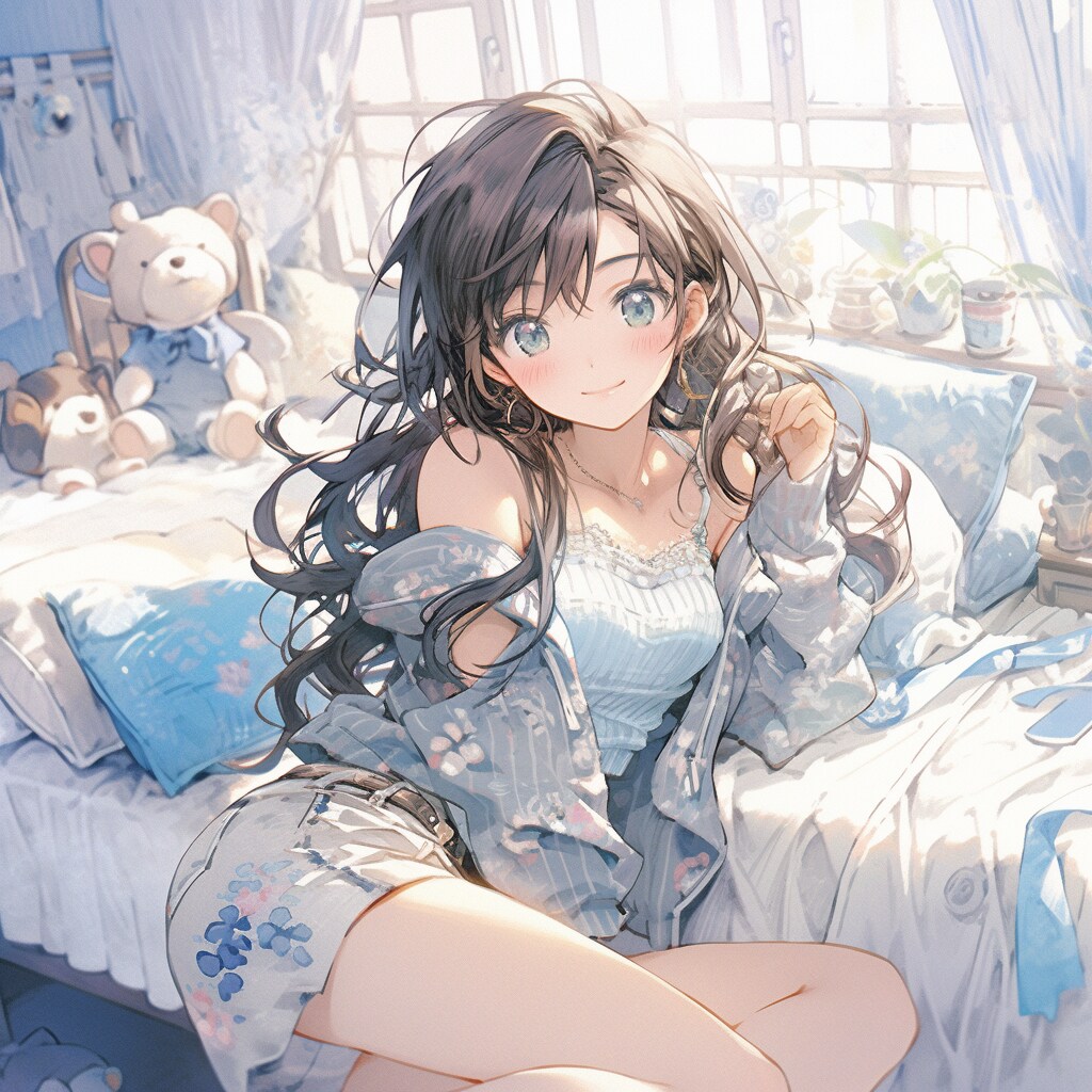 ベッドとお嬢様