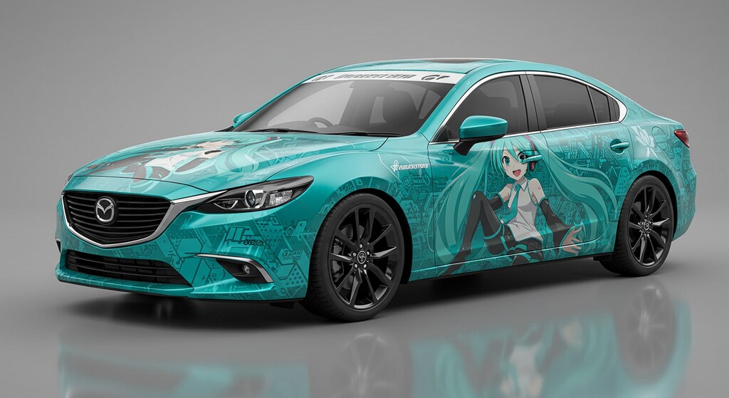 初音ミク痛車マツダ6