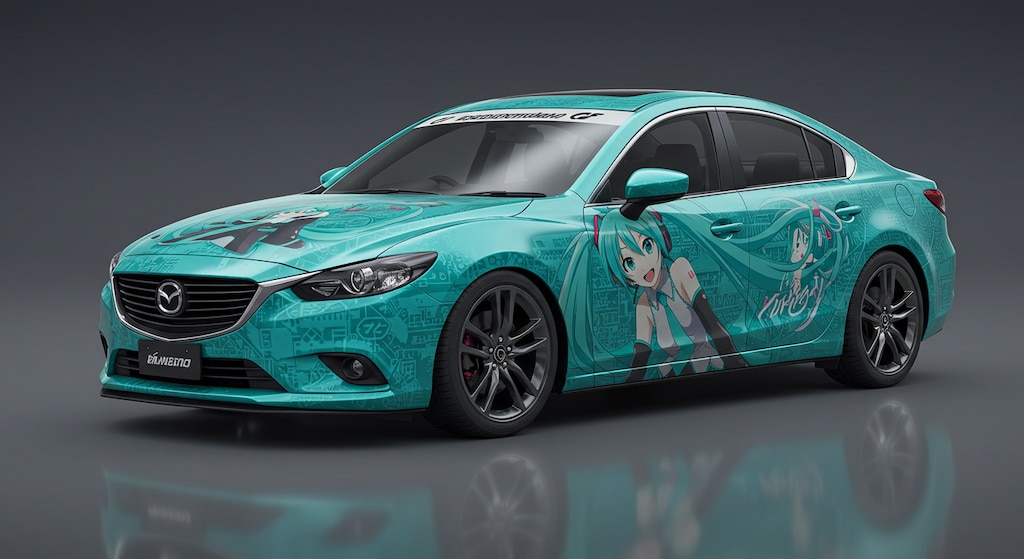 初音ミク痛車マツダ6