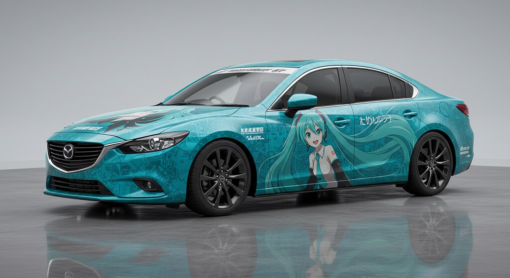 初音ミク痛車マツダ6