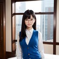 地味可愛い眼鏡女子のオフィスカジュアル 2枚目
