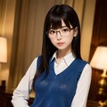 地味可愛い眼鏡女子のオフィスカジュアル 3枚目