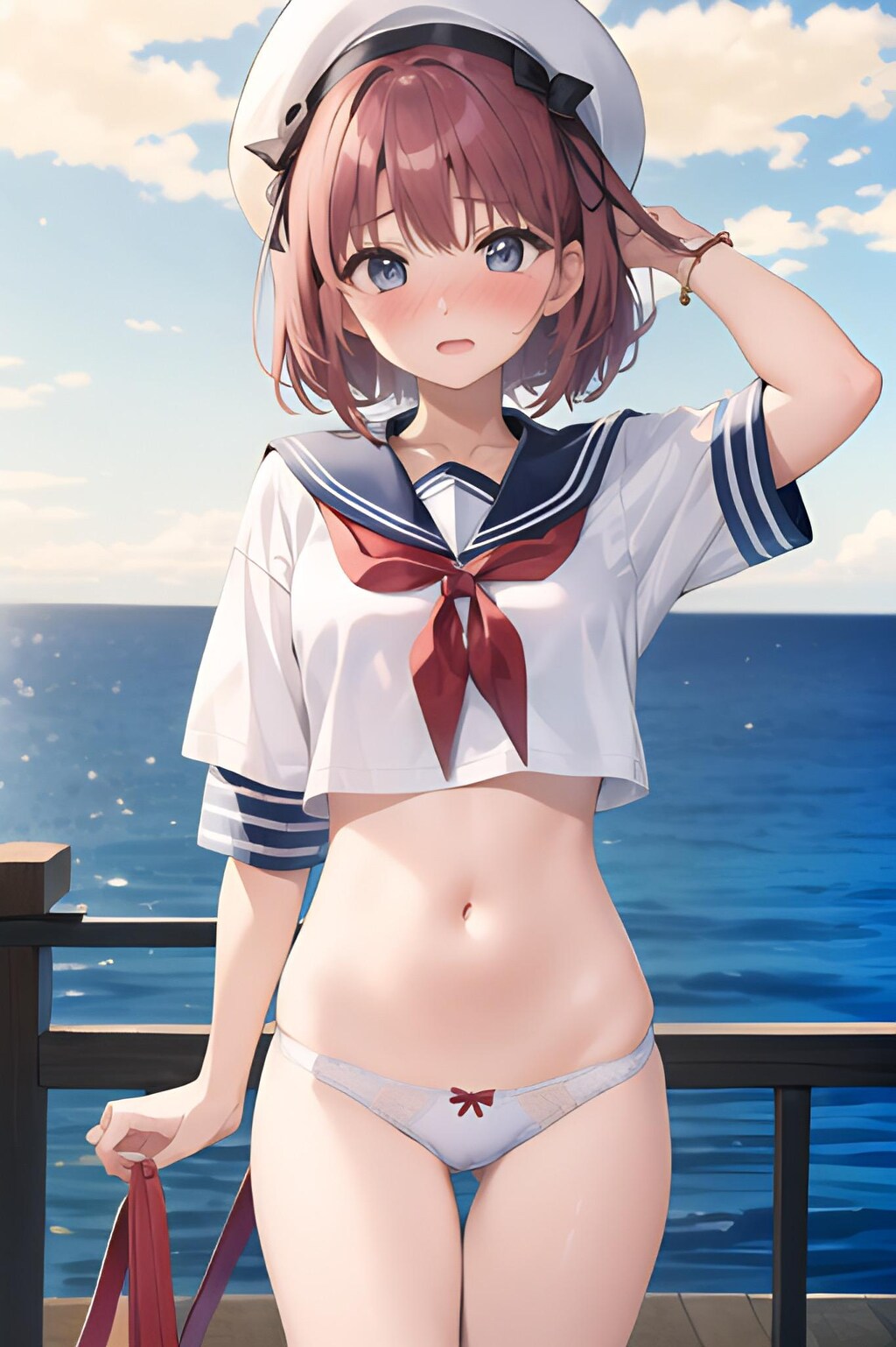 セーラー服とパンツ