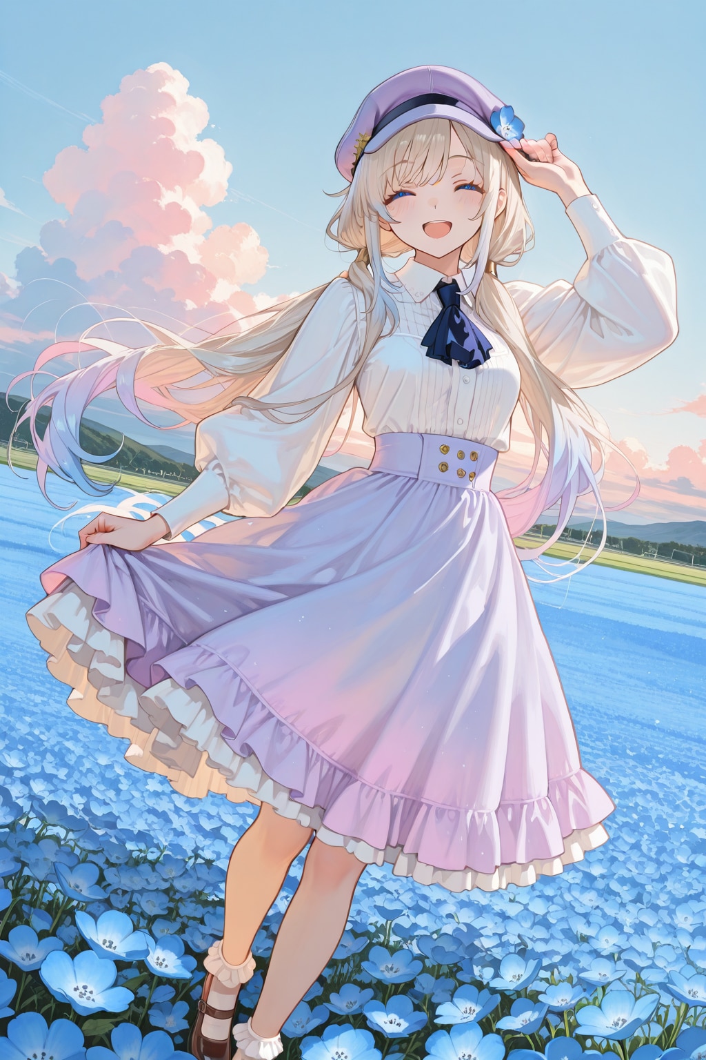 ネモフィラ畑