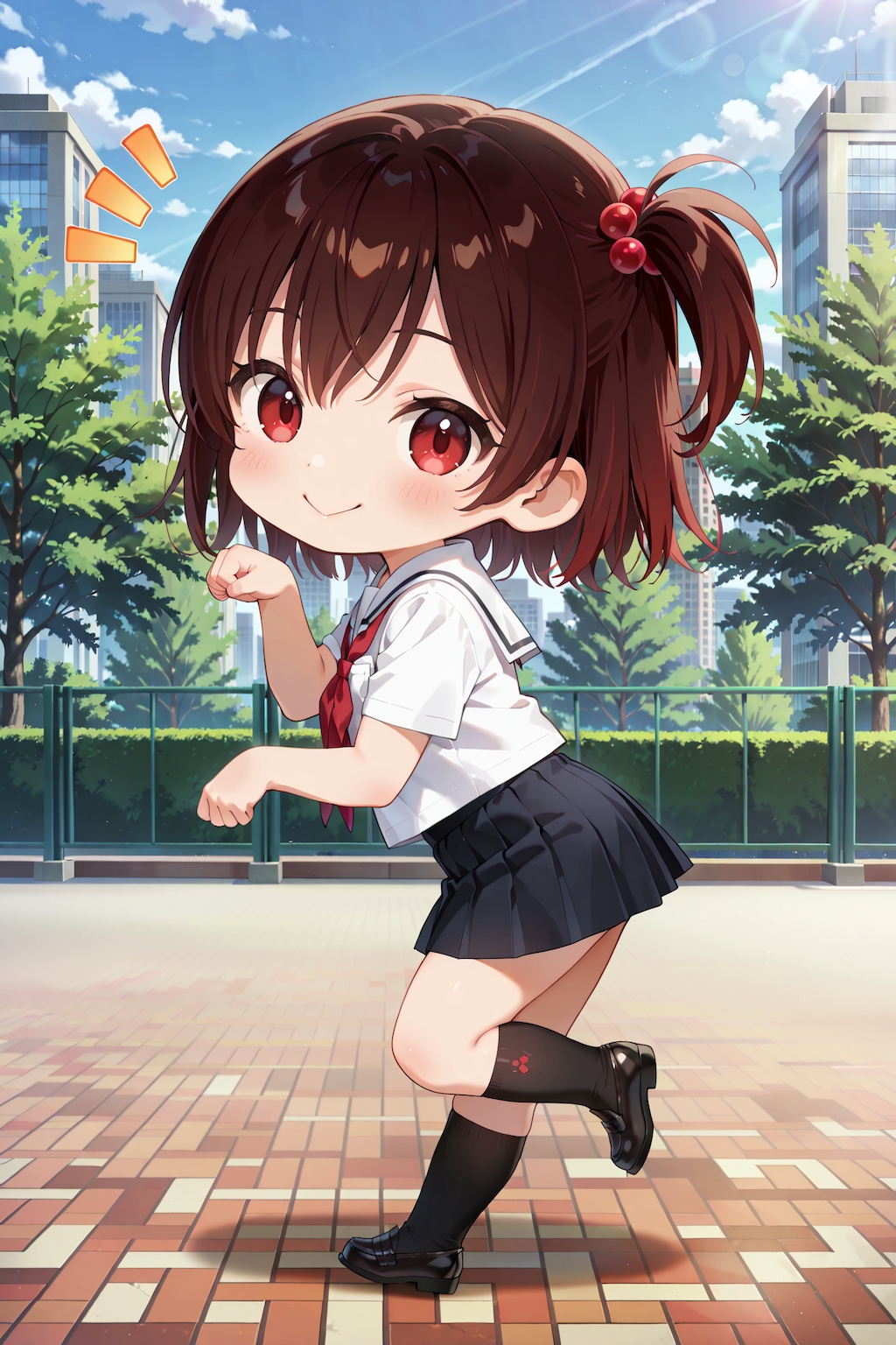 制服ちびキャラデイズ YB07