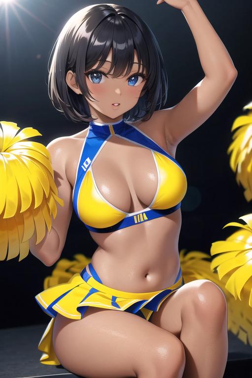 褐色ビキニチアガール