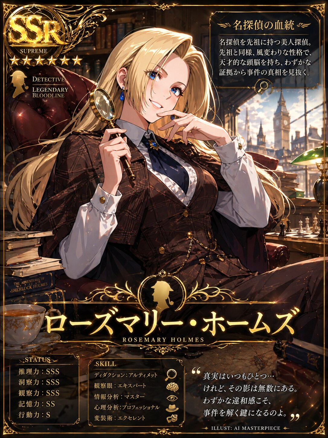 名探偵ローズマリー・ホームズのSSRカード