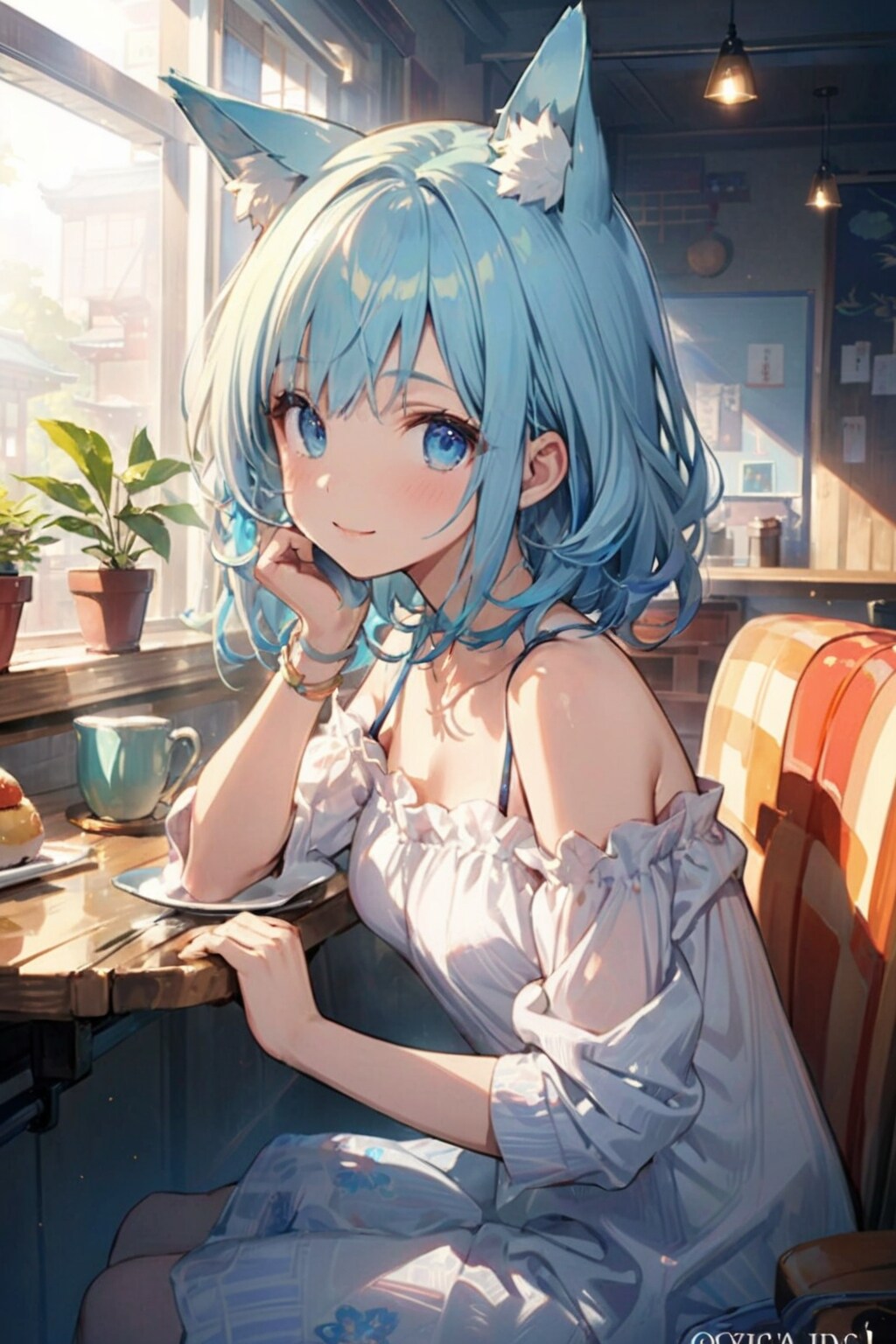 うちの子（水菜）をi2iしてみた