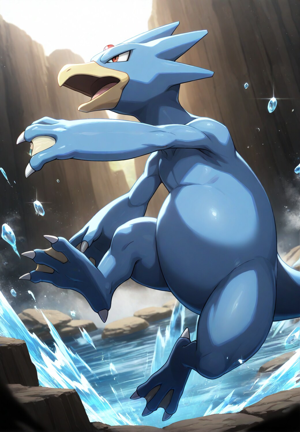 ゴルダック/ポケモン (Golduck/pokemon) | の人気AIイラスト・グラビア