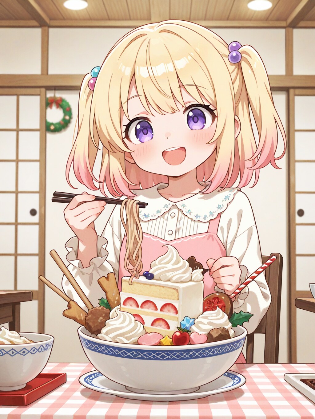 ラーメンにあふれるクリスマスの奇跡