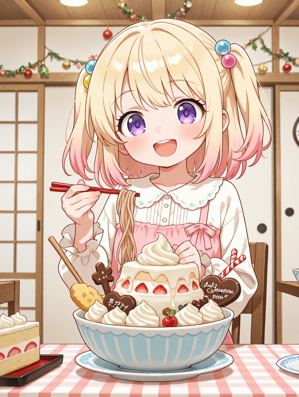 ラーメンにあふれるクリスマスの奇跡