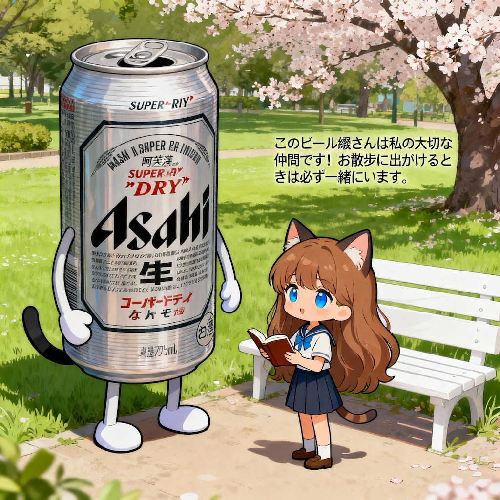 なぜビール缶といるか教えてくれた小さな女の子