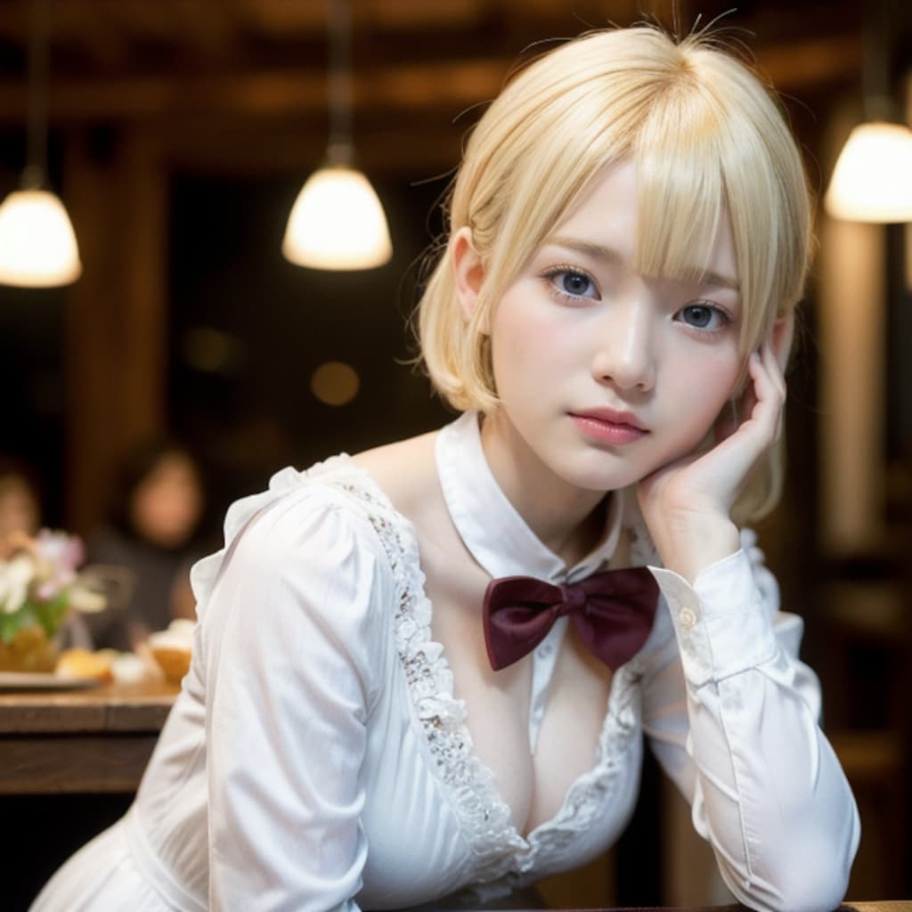 喫茶店の看板娘