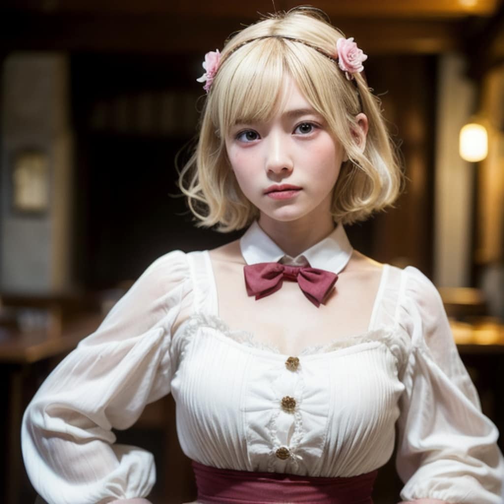 喫茶店の看板娘