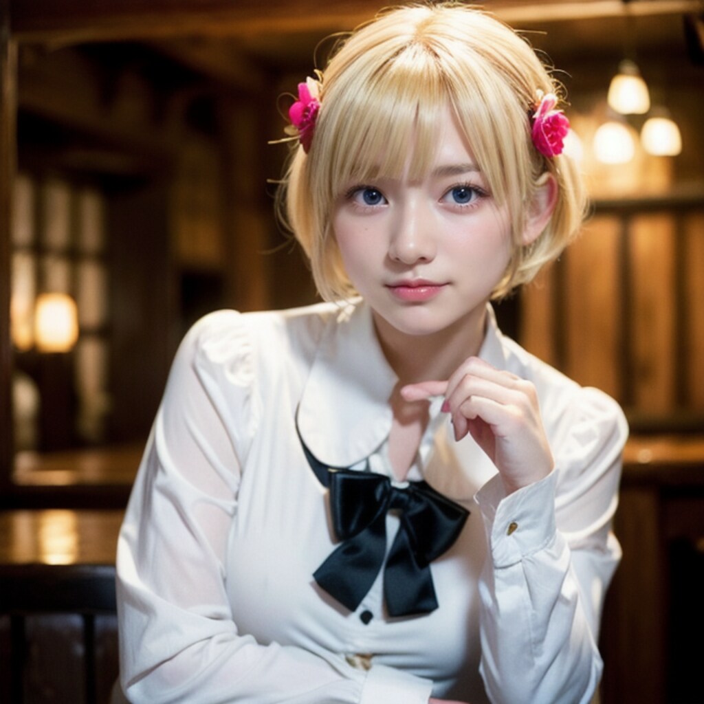 喫茶店の看板娘