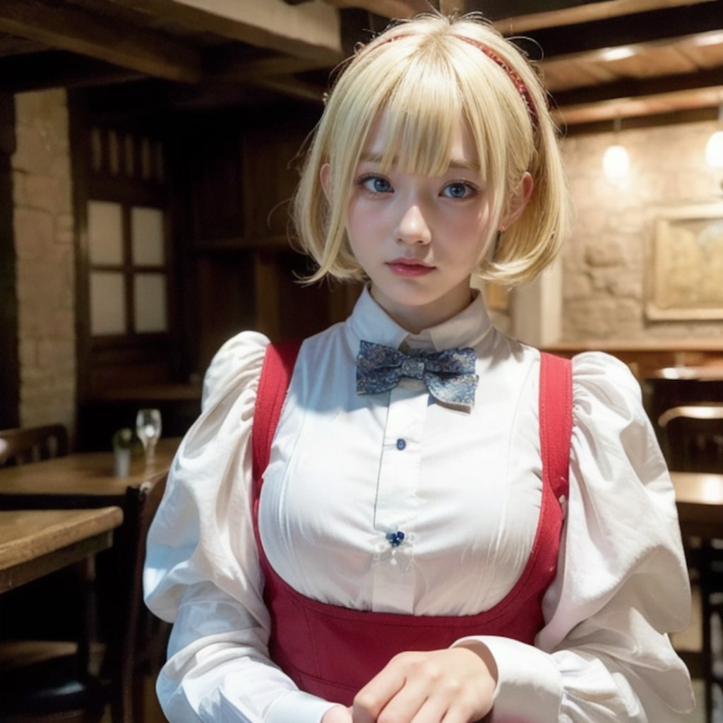 喫茶店の看板娘