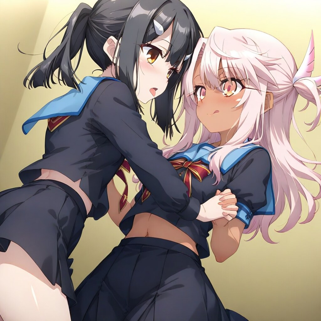 紺色セーラー服  #46 ん・・・魔力供給、お願いね？