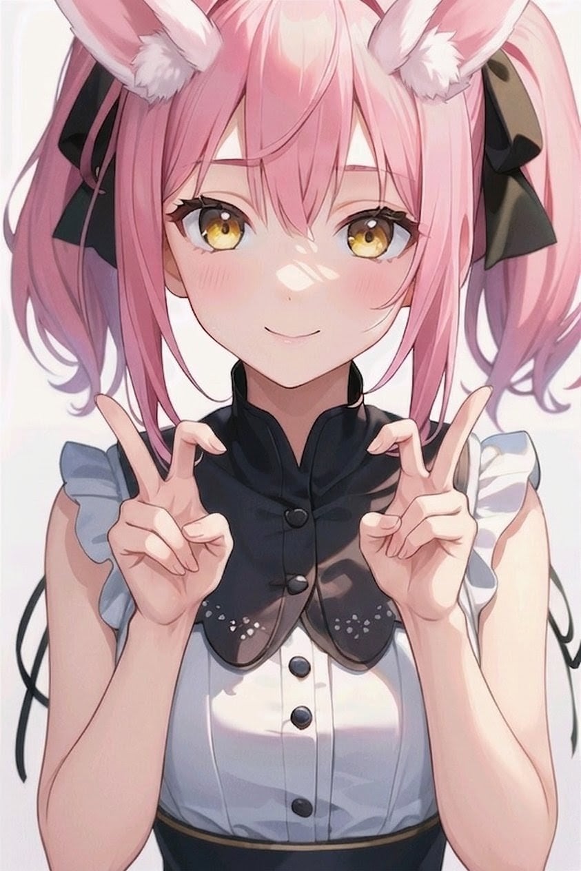 うさ耳風ピース