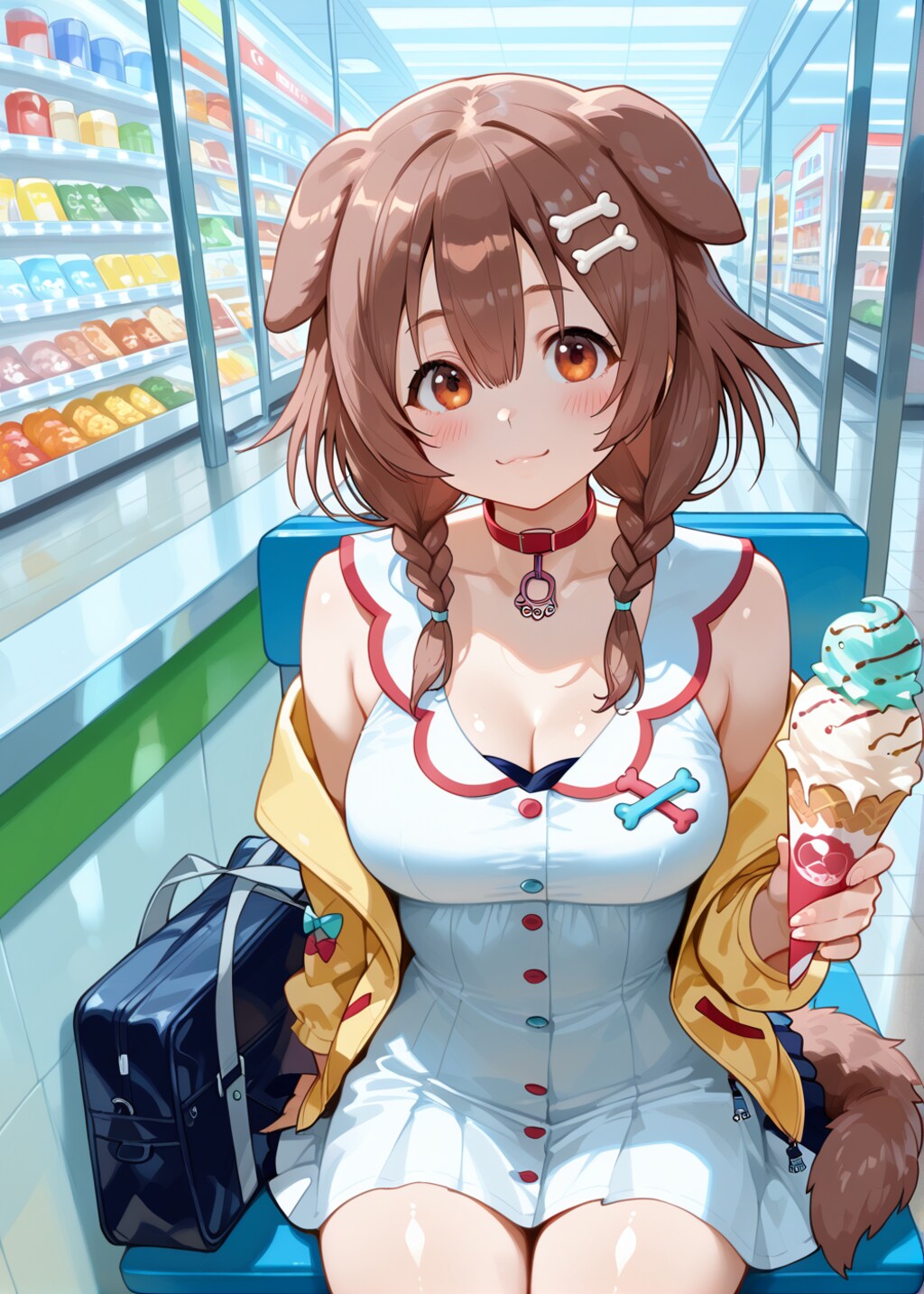 くそ寒いけどアイス食う