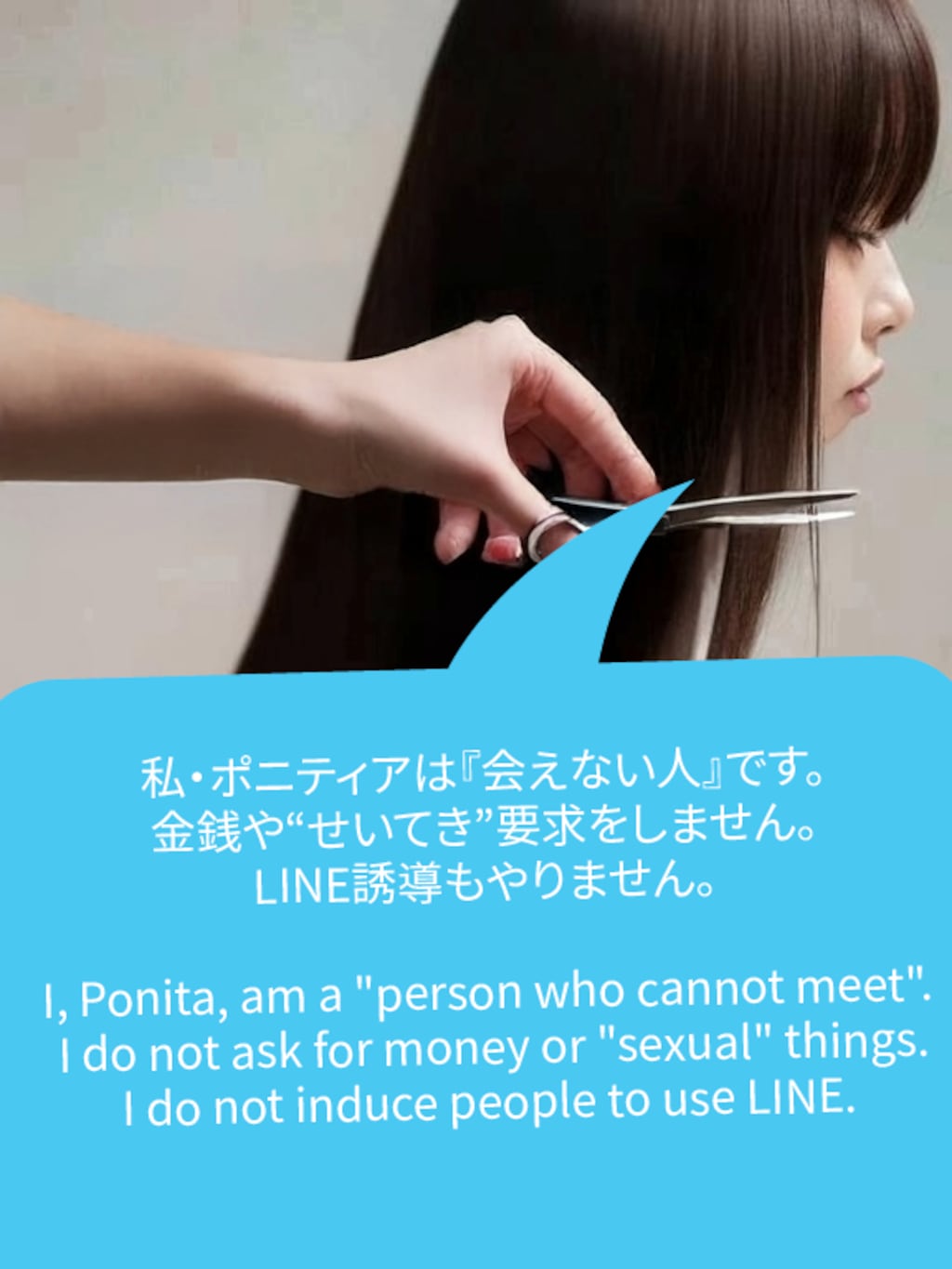 カワイくて髪が綺麗でポニーテールが似合って……（固定ポスト）