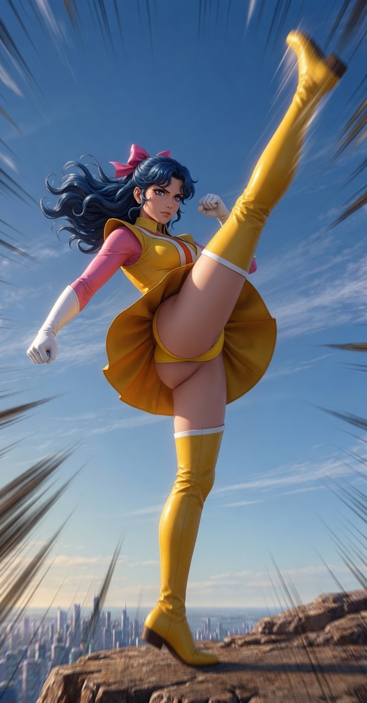 天空剣・一文字斬り！