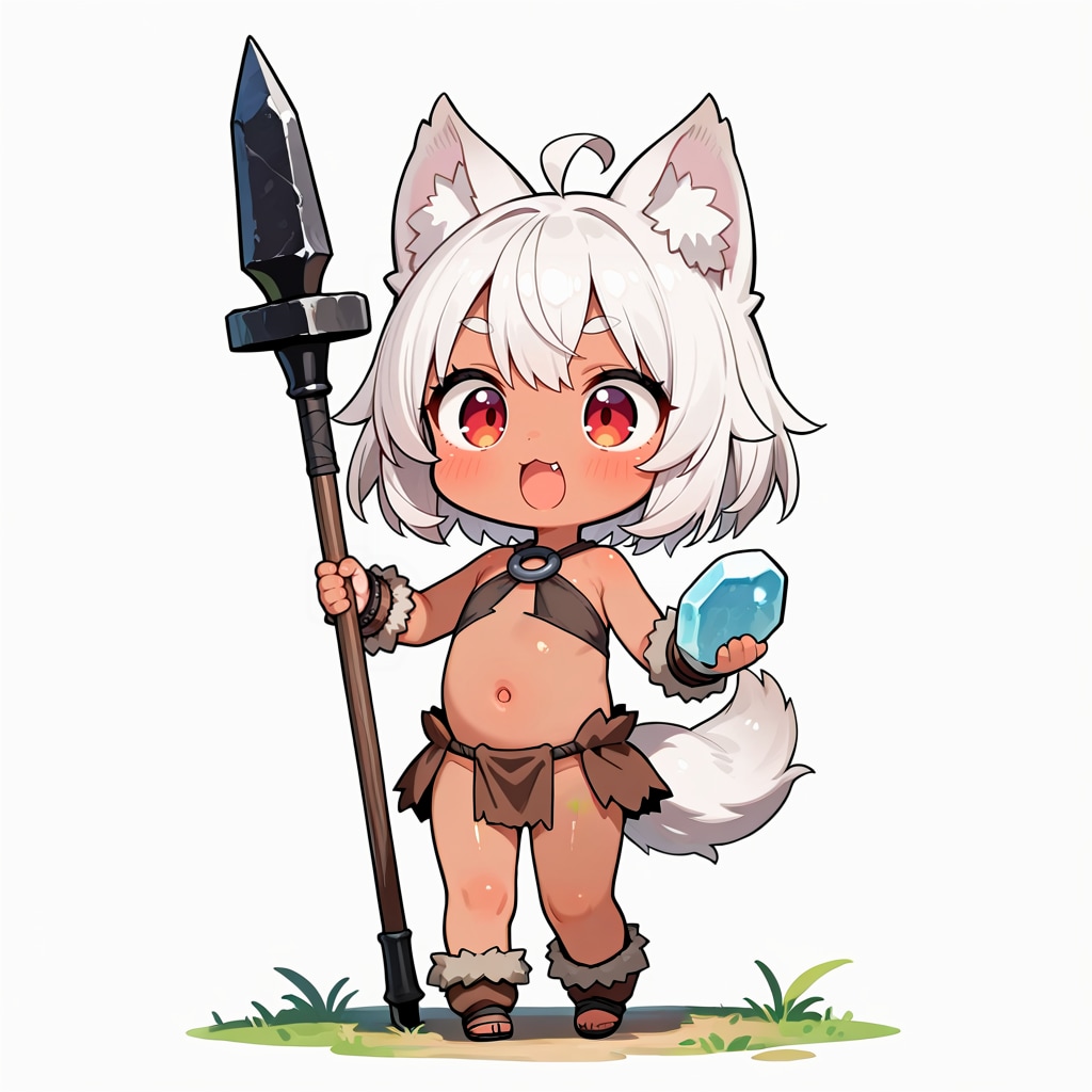 Pachislot machines of primitive era(wolf ear people)