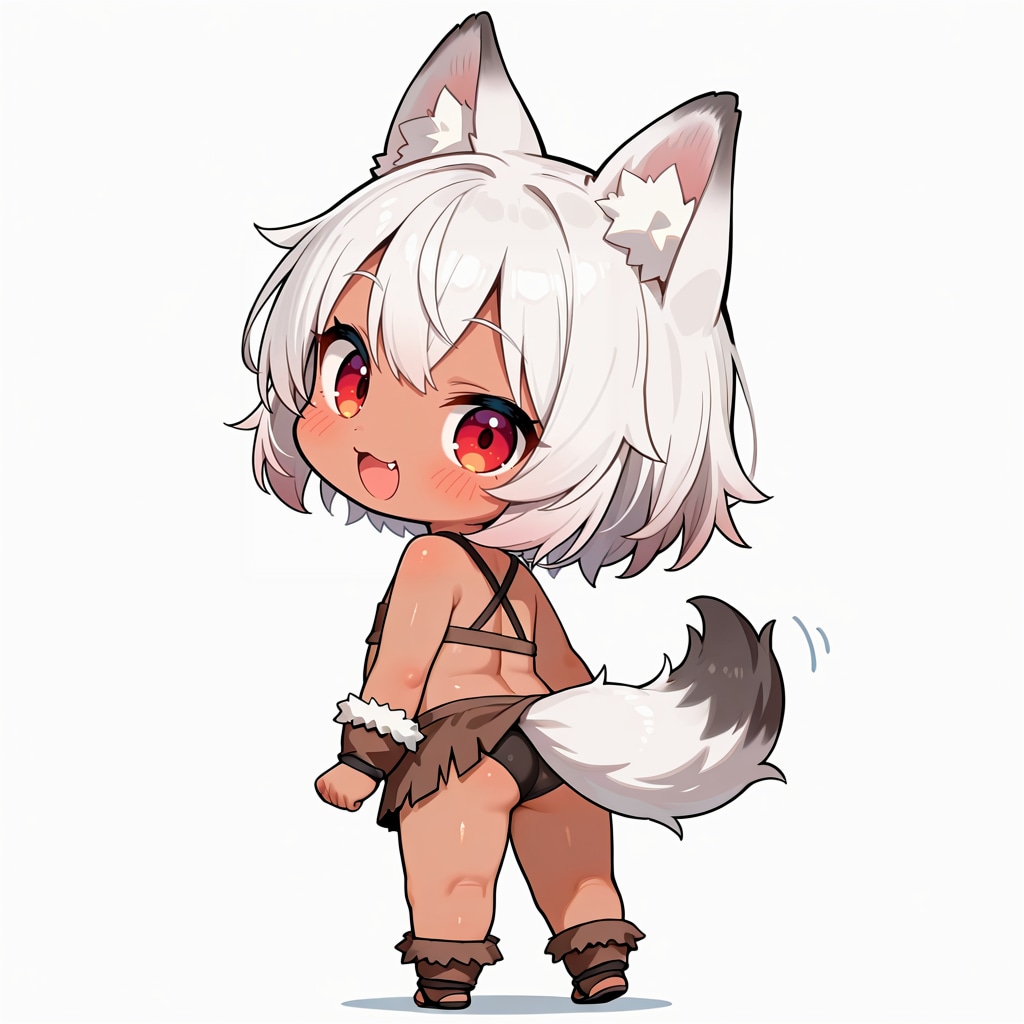 Pachislot machines of primitive era(wolf ear people)