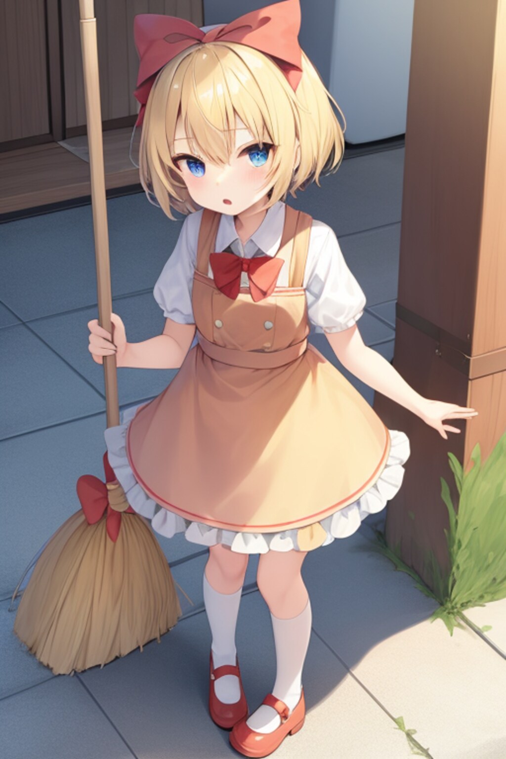 お掃除すんよ
