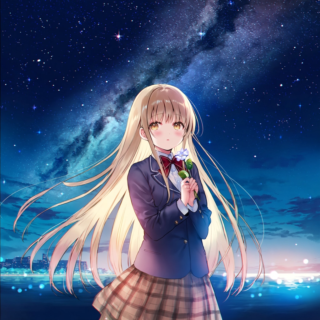 真昼と星空