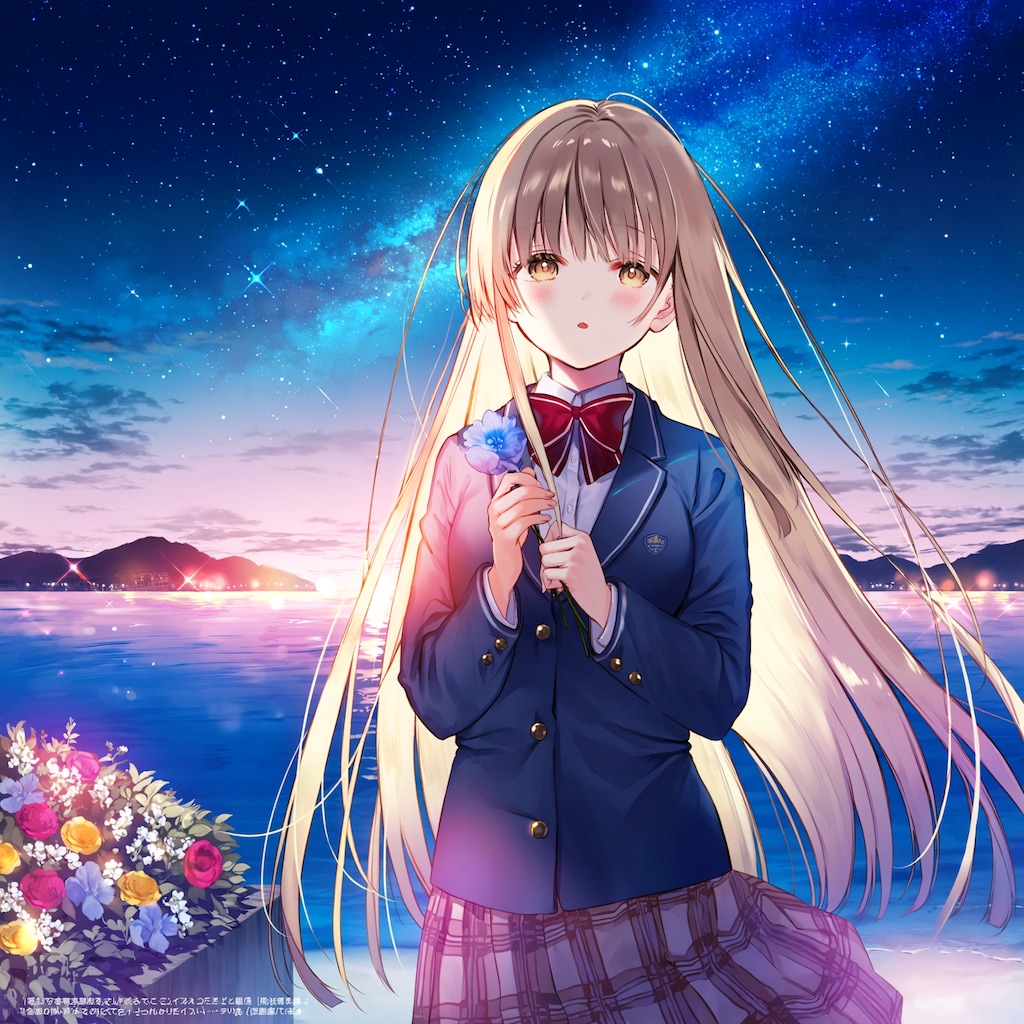 真昼と星空