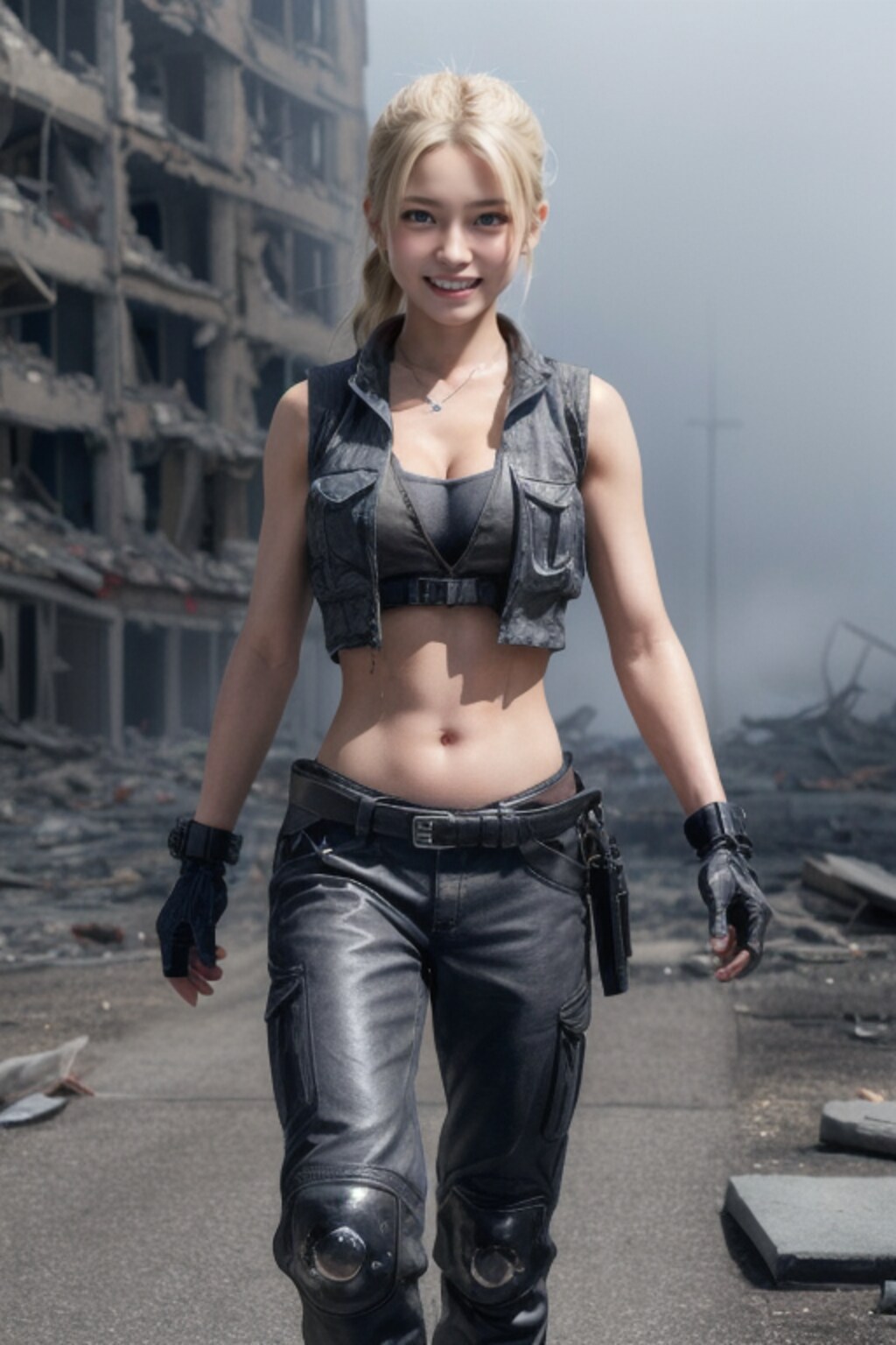 戦闘モードのおぱソルジャー