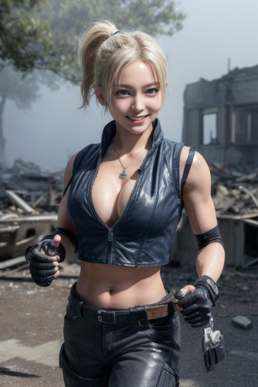 戦闘モードのおぱソルジャー