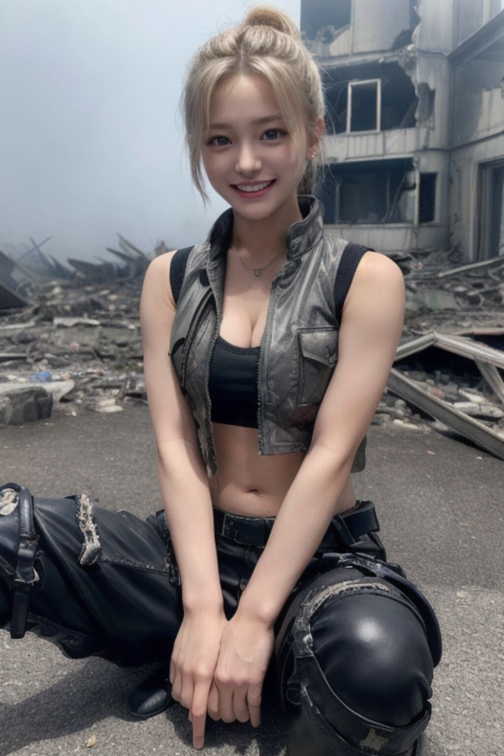 戦闘モードのおぱソルジャー
