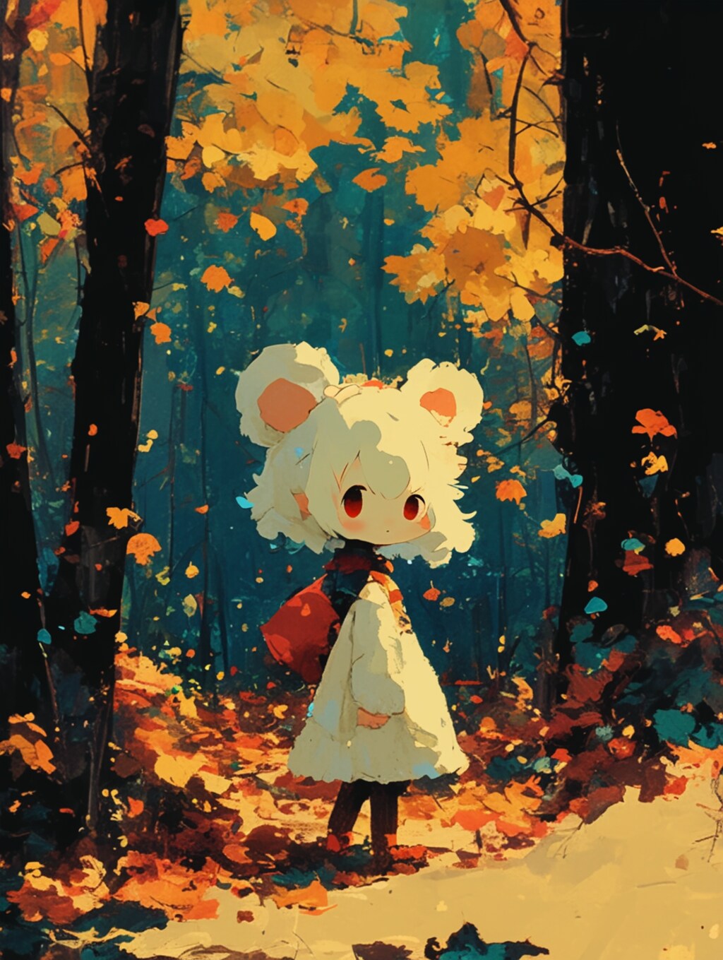 くま娘✖︎紅葉🍁🐾