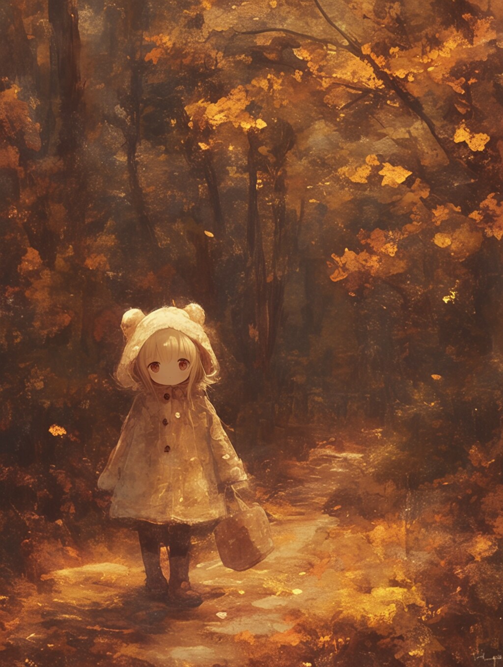 くま娘✖︎紅葉🍁🐾