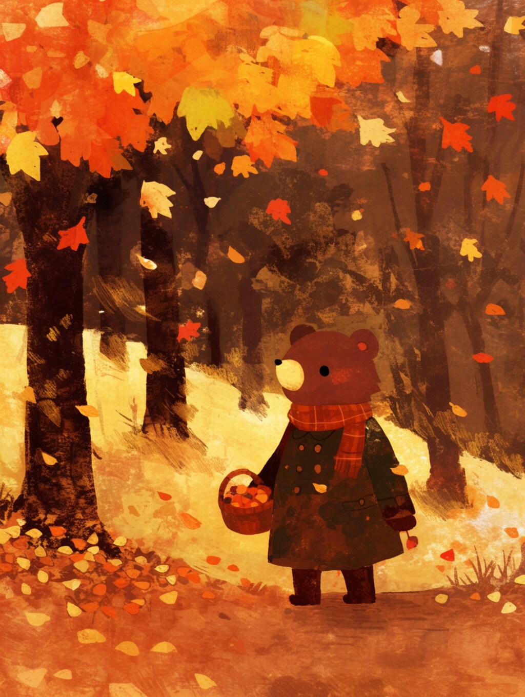 くま娘✖︎紅葉🍁🐾