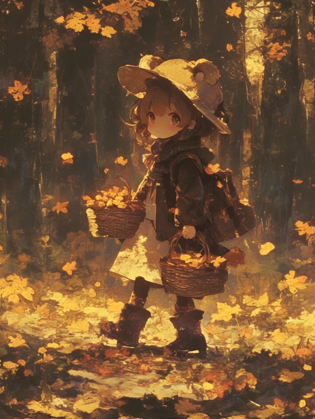 くま娘✖︎紅葉🍁🐾