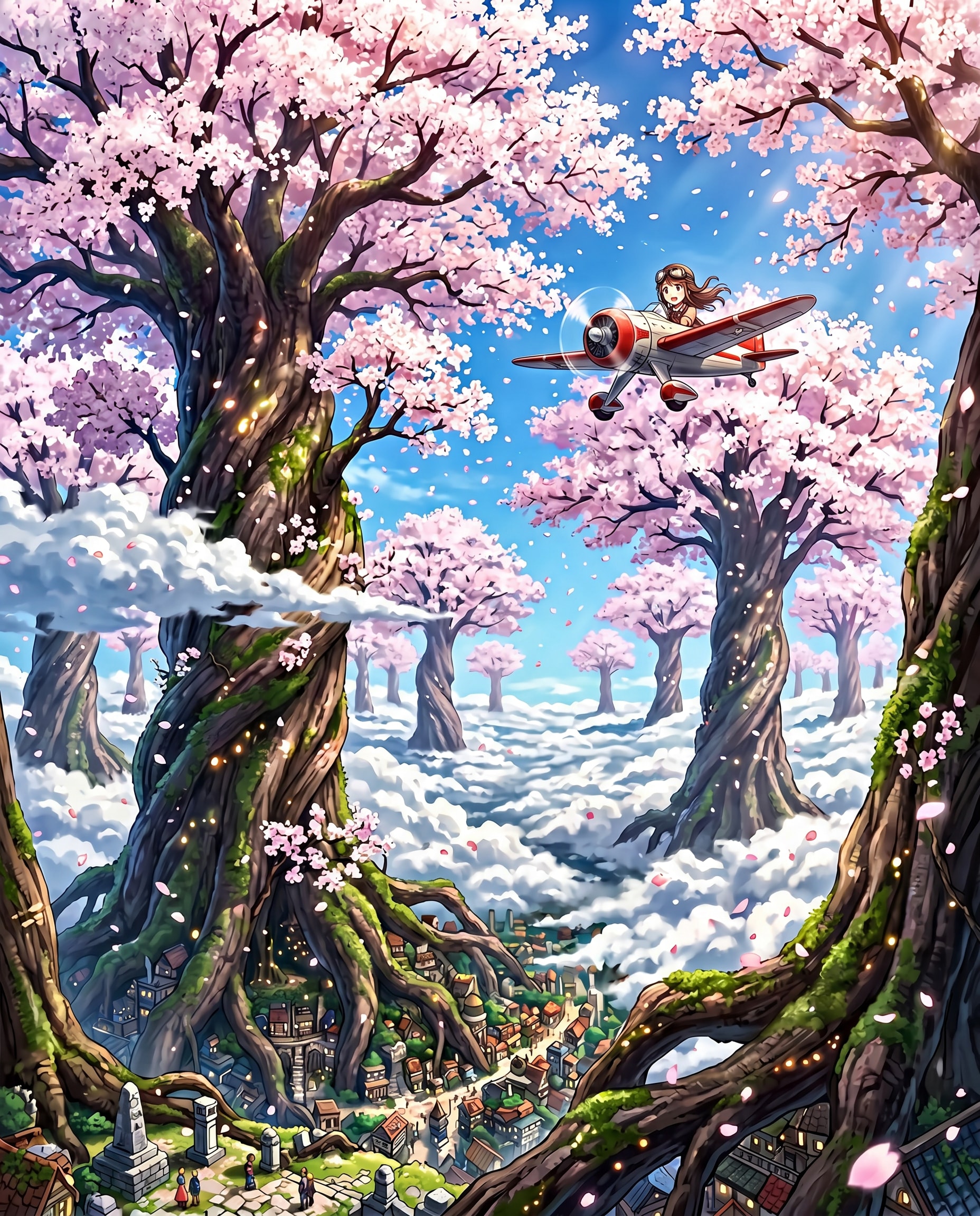 千年桜の里 | の人気AIイラスト・グラビア